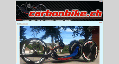 Desktop Screenshot of carbonbike.ch